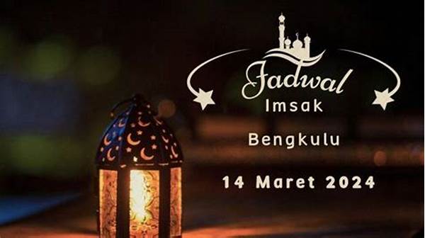 Imsak Hari Ini Bengkulu