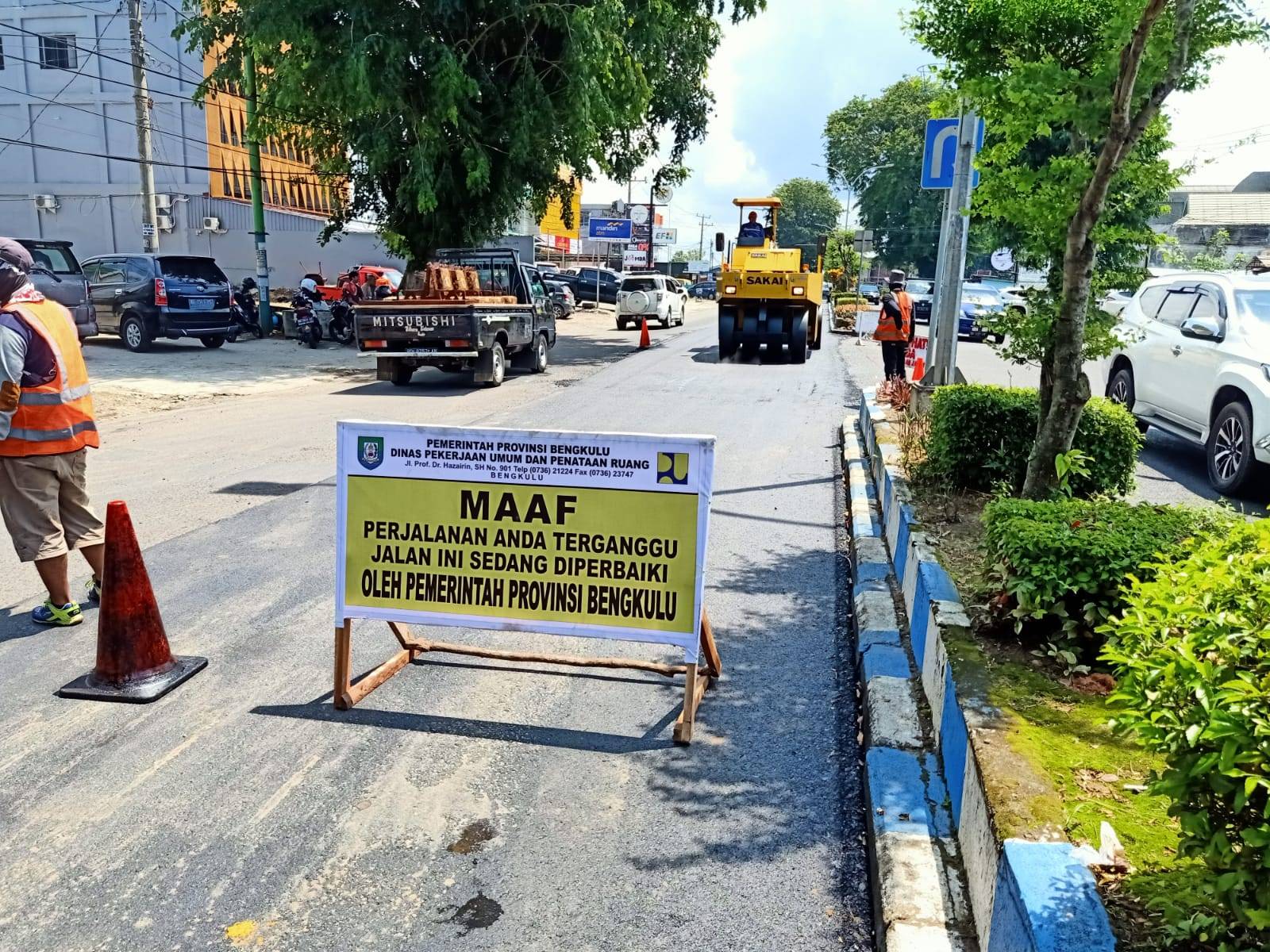 Proyek Perbaikan Jalan Bengkulu Picu Kemacetan, Warga Minta Pemerintah Atur Ulang Jadwal Pekerjaan