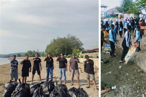 Pemuda! Komunitas Pemuda Kecamatan Ratu Agung Gelar Aksi Bersih-bersih Pantai Panjang!